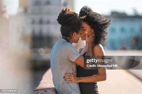 5,642 Lesbian Women Kissing Stock Photos & High